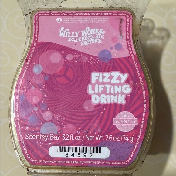 Scentsy Other - Scentsy Willy Wonka Fizzy Lifting Drink Wax Bar‎ 3.2 Fl Oz/Net Wt 2.6 OZ NEW
